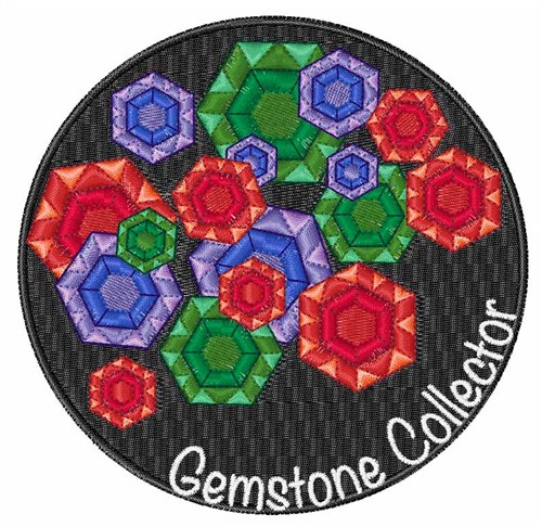 Gemstone Collector Machine Embroidery Design