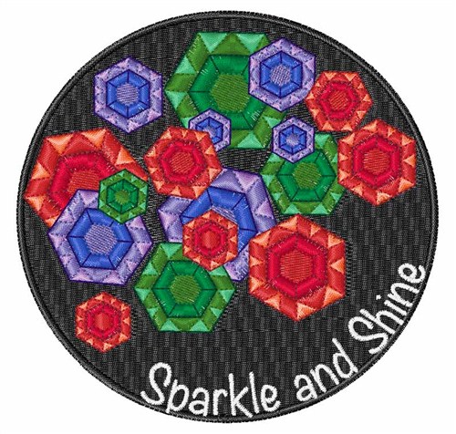 Sparkle And Shine Machine Embroidery Design