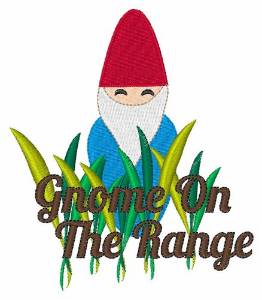 Picture of Gnome On The Range Machine Embroidery Design