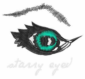 Picture of Starry Eyes Machine Embroidery Design