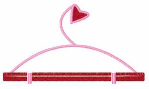 Picture of Love Hanger Machine Embroidery Design