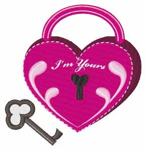 Picture of Im Yours Machine Embroidery Design