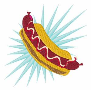 Picture of Hot Dog Machine Embroidery Design
