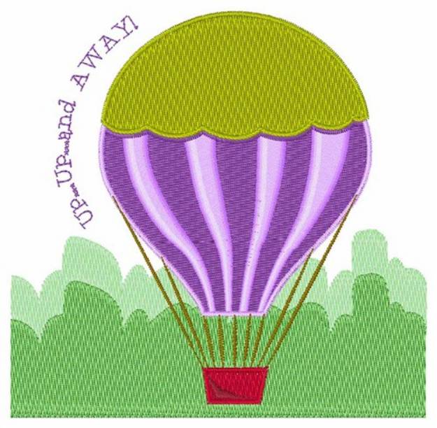 Picture of Up Up And Away Machine Embroidery Design