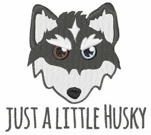 Picture of Just A Little Husky Machine Embroidery Design