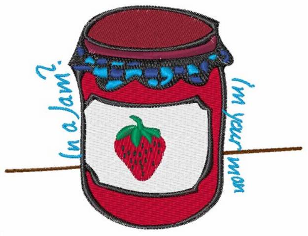 Picture of In A Jam Machine Embroidery Design
