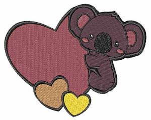 Picture of Koala Love Machine Embroidery Design
