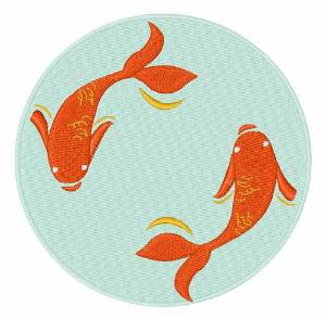 Picture of Koi Fish Machine Embroidery Design