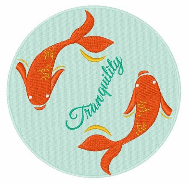 Picture of Tranquility Machine Embroidery Design