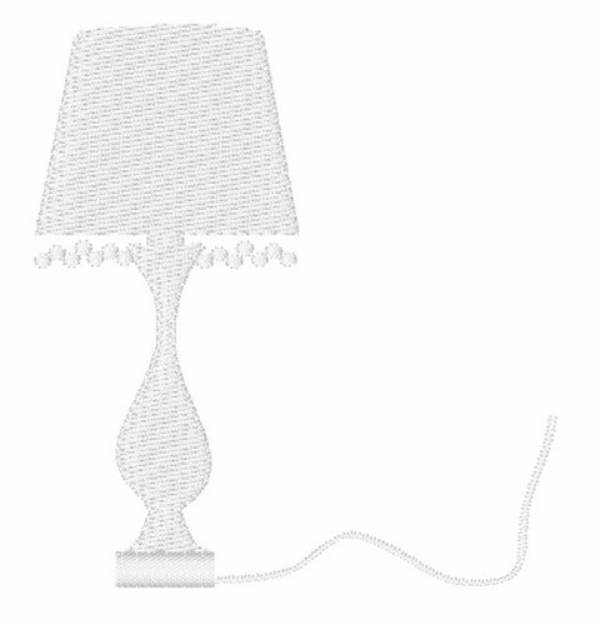 Picture of Lamp Machine Embroidery Design