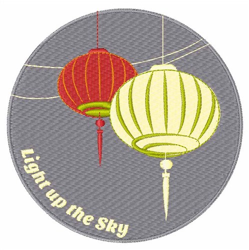Light Up The Sky Machine Embroidery Design