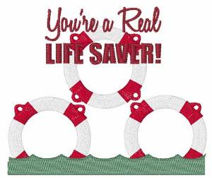 Picture of Real Life Saver Machine Embroidery Design