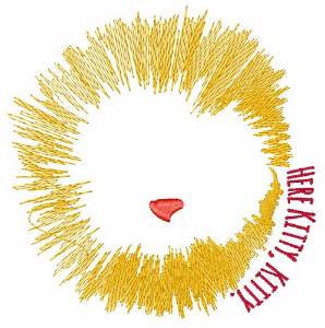 Picture of Here Kitty Kitty Machine Embroidery Design
