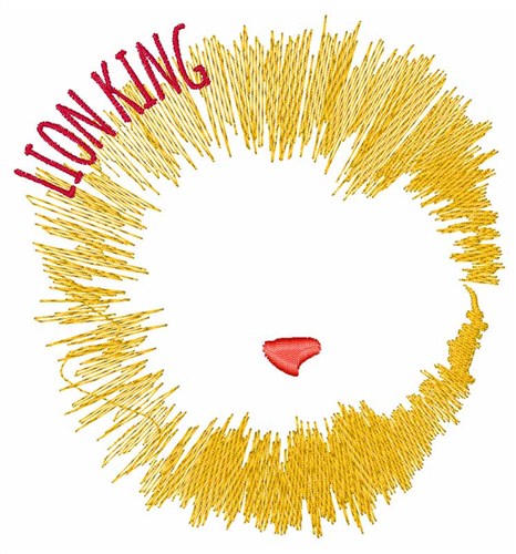 Lion King Machine Embroidery Design