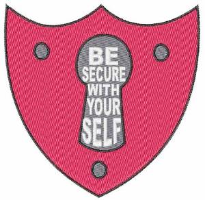 Picture of Be Secure With Yourself Machine Embroidery Design