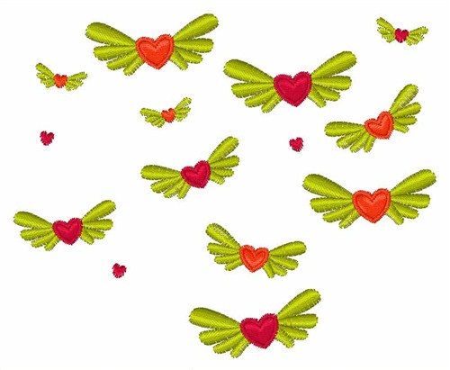 Love Birds Machine Embroidery Design