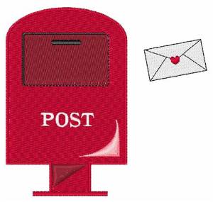 Picture of Post Office Box Machine Embroidery Design