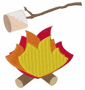 Picture of Toasting Marshmallows Machine Embroidery Design