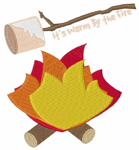 Picture of Warm By The Fire Machine Embroidery Design
