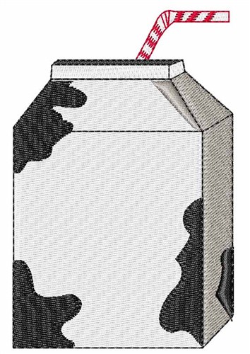 Milk Carton Machine Embroidery Design