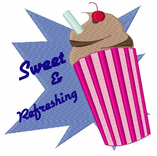 Sweet And Refreshing Machine Embroidery Design
