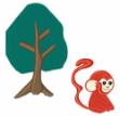 Picture of Monkey And Tree Machine Embroidery Design