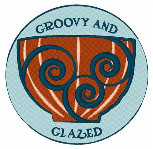 Groovy And Glazed Machine Embroidery Design