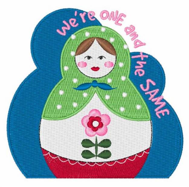 Picture of One And The Same Machine Embroidery Design