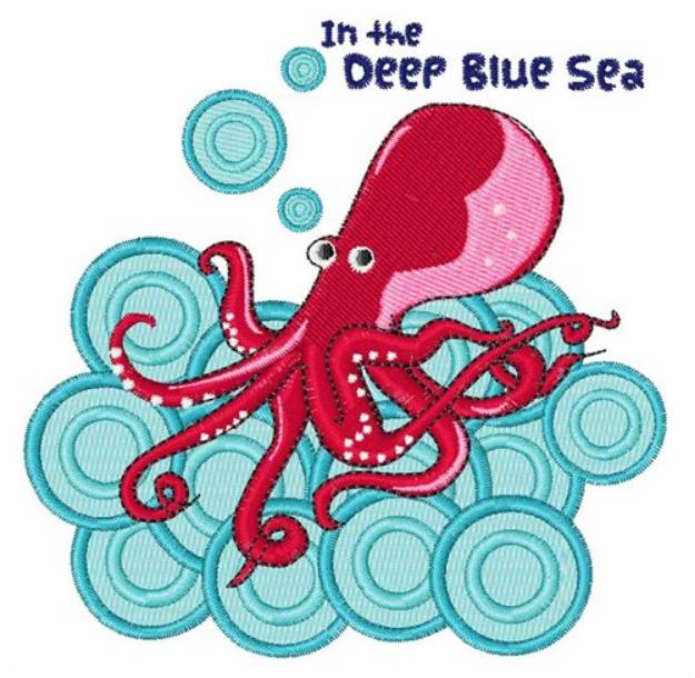 Picture of Deep Blue Sea Machine Embroidery Design