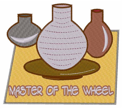 Master Of The Wheel Machine Embroidery Design