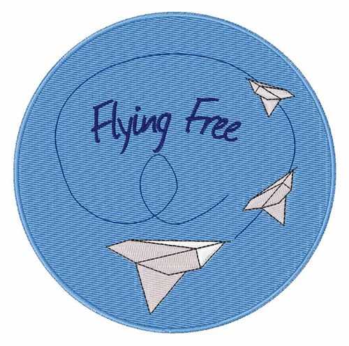 Flying Free Machine Embroidery Design