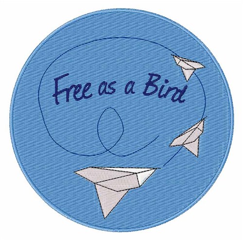 Free As A Bird Machine Embroidery Design