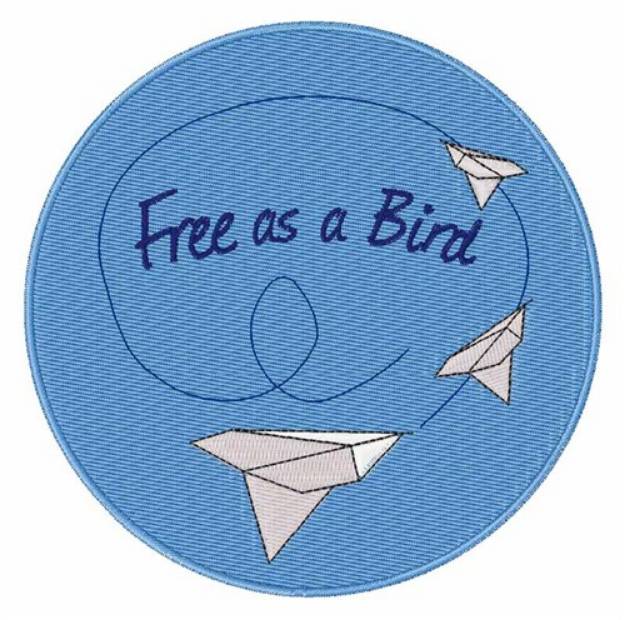 Picture of Free As A Bird Machine Embroidery Design