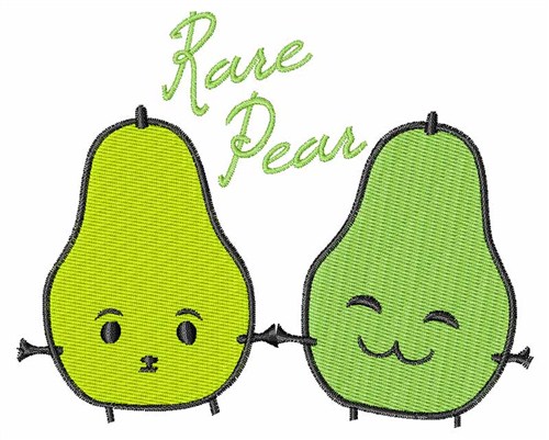Rare Pear Machine Embroidery Design