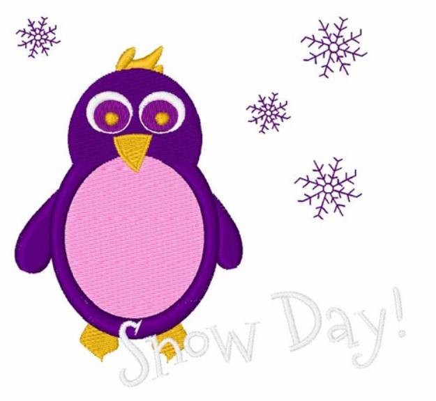 Picture of Snow Day Machine Embroidery Design