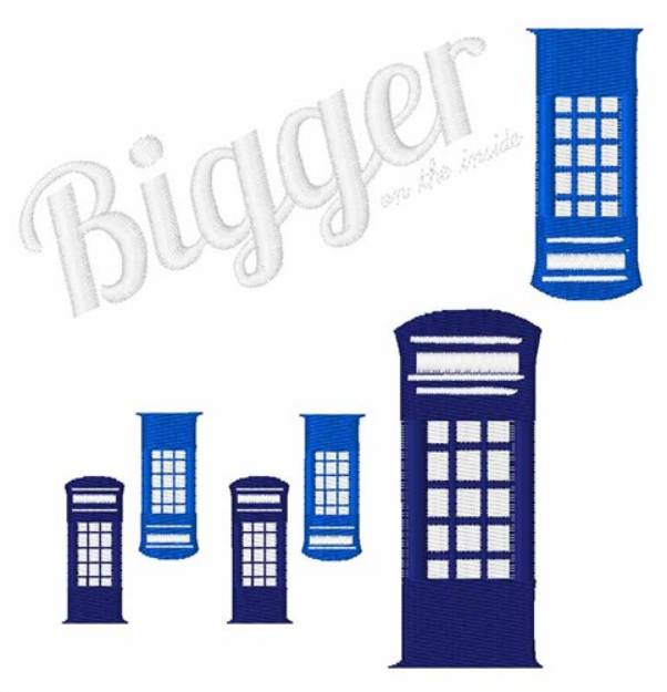 Picture of Bigger On The Inside Machine Embroidery Design