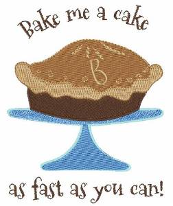Picture of Bake Me A Cake Machine Embroidery Design