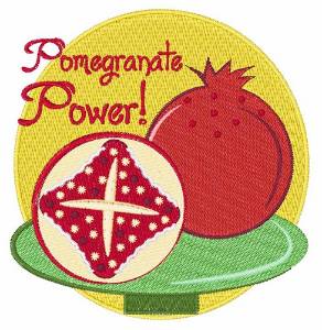 Picture of Pomegranate Power Machine Embroidery Design