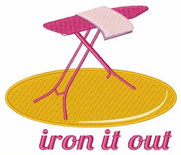 Picture of Iron It Out Machine Embroidery Design