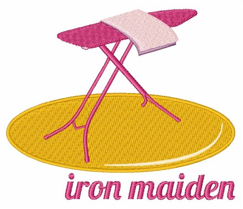 Iron Maiden Machine Embroidery Design