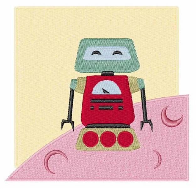 Picture of Robot Machine Embroidery Design