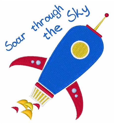 Soar Through The Sky Machine Embroidery Design