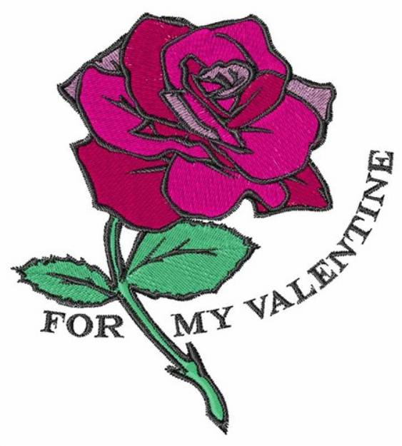 Picture of For My Valentine Machine Embroidery Design
