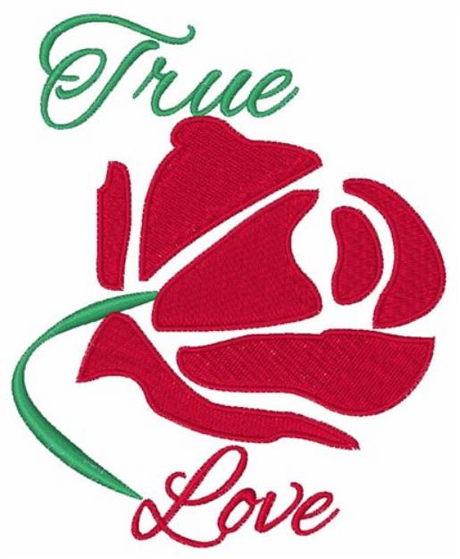 Picture of True Love Machine Embroidery Design