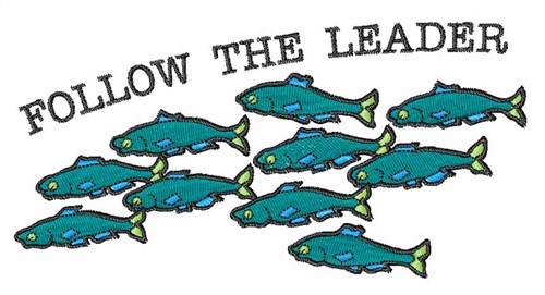 Follow The Leader Machine Embroidery Design