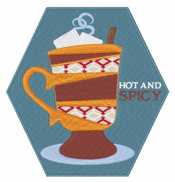 Picture of Hot And Spicy Drink Machine Embroidery Design