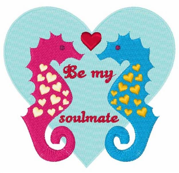 Picture of Be My Soulmate Machine Embroidery Design