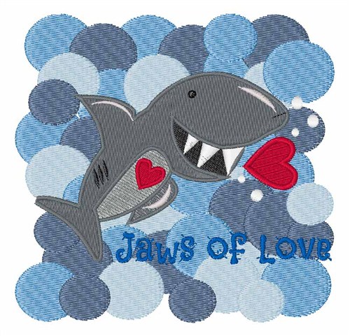 Jaws Of Love Machine Embroidery Design
