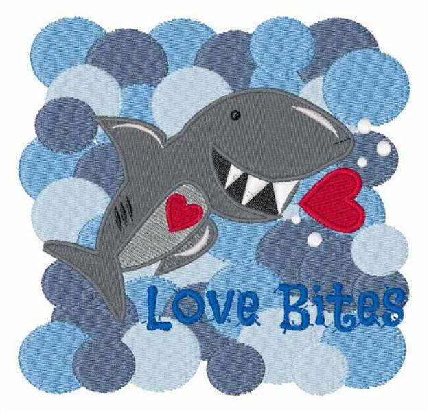 Picture of Love Bites Machine Embroidery Design