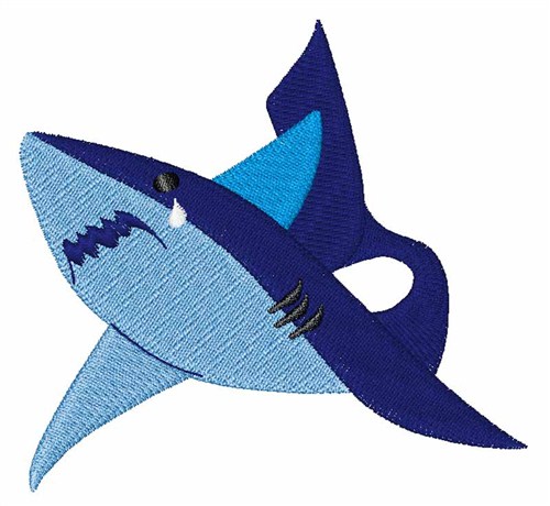 Great White Shark Machine Embroidery Design